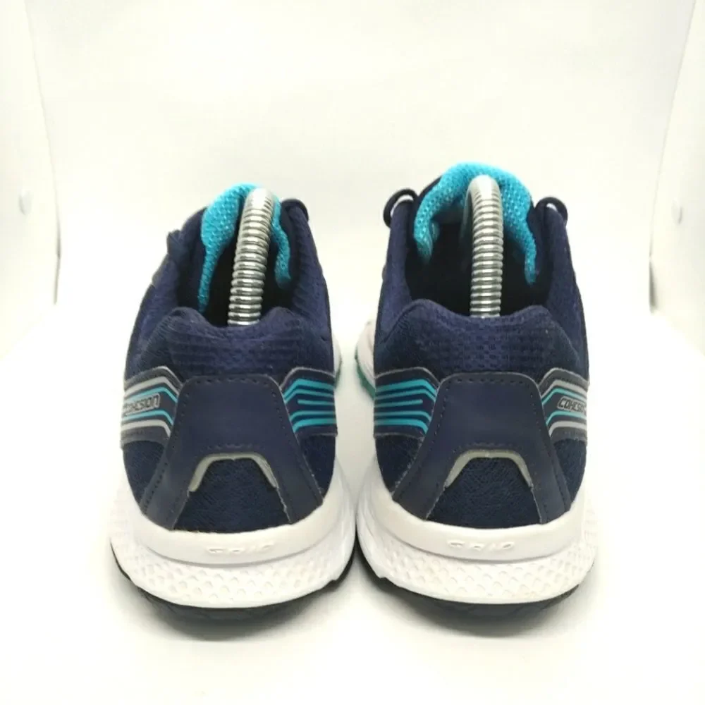 Saucony Grid Cohesion Running Shoes Sneakers Women's Size 8.5 Blue, Silver‎